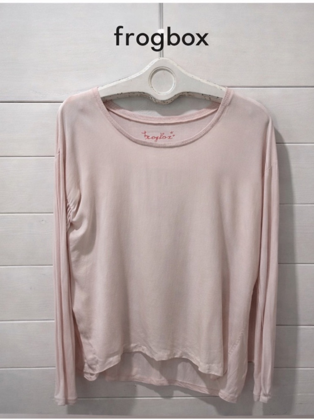Frogbox t-shirt longs sleeves, front in silk size  M